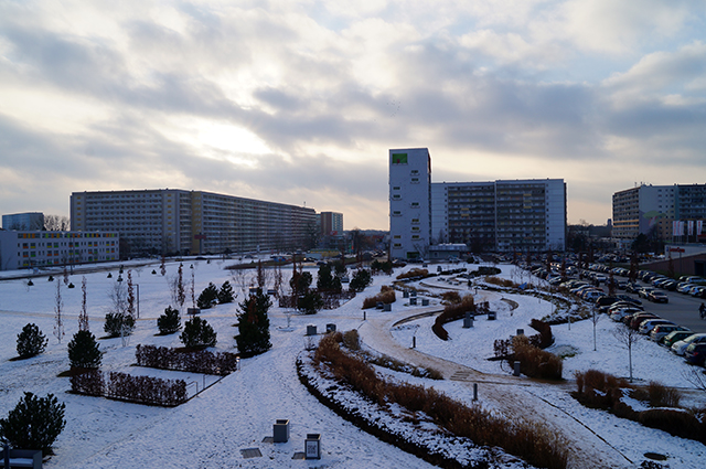 Stadtpark Hoyerswerda am 03. Dezember  2012