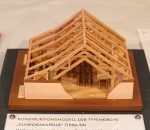 Model der Notkirche vom Typ  "DIASPORAKAPELLE" 