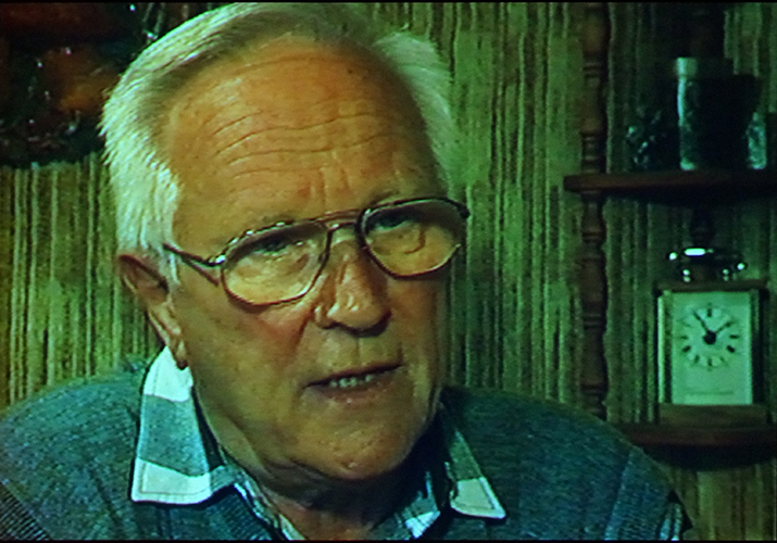 Der Schauspieler Alfred Müller in einem Film von Bernd Cäsar Langnickel